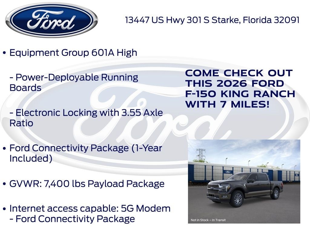 2026 Ford F-150 King Ranch 601A