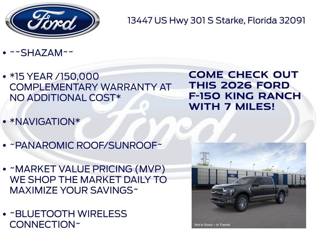 2026 Ford F-150 King Ranch 601A