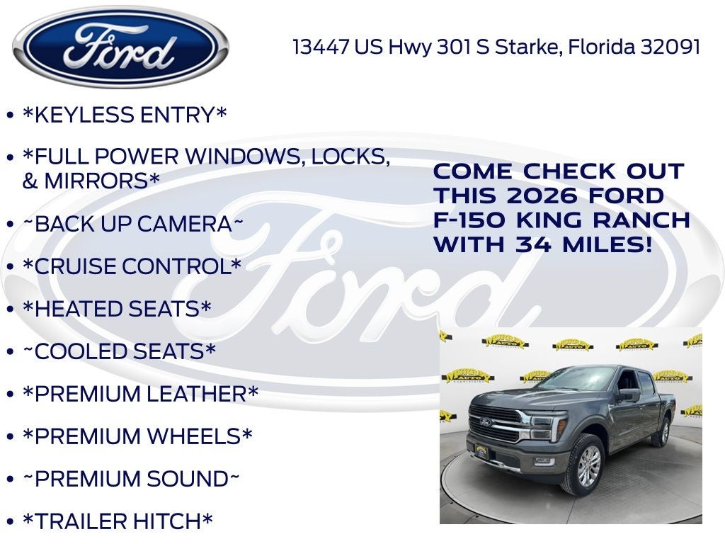 2026 Ford F-150 King Ranch 601A