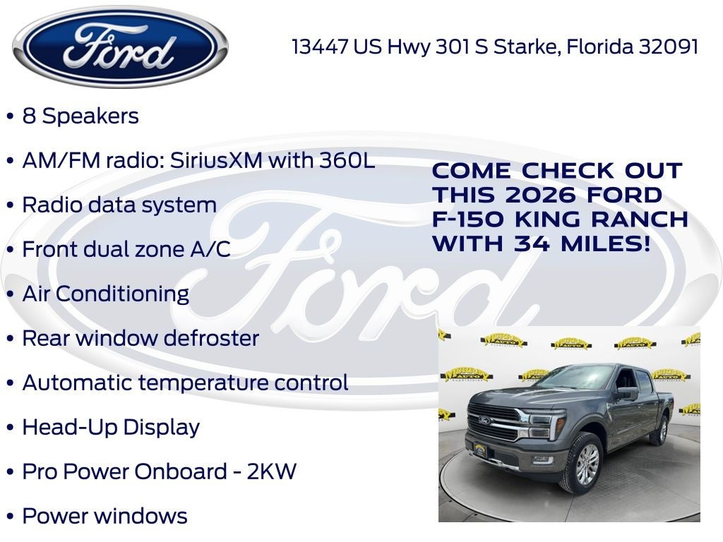 2026 Ford F-150 King Ranch 601A