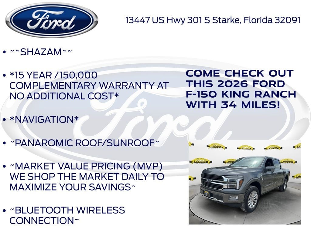 2026 Ford F-150 King Ranch 601A