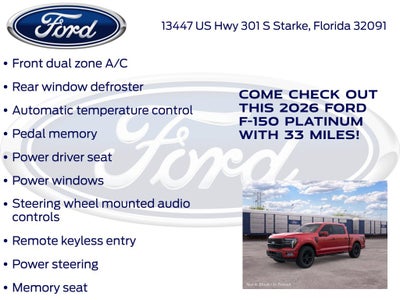 2026 Ford F-150 Platinum 701A