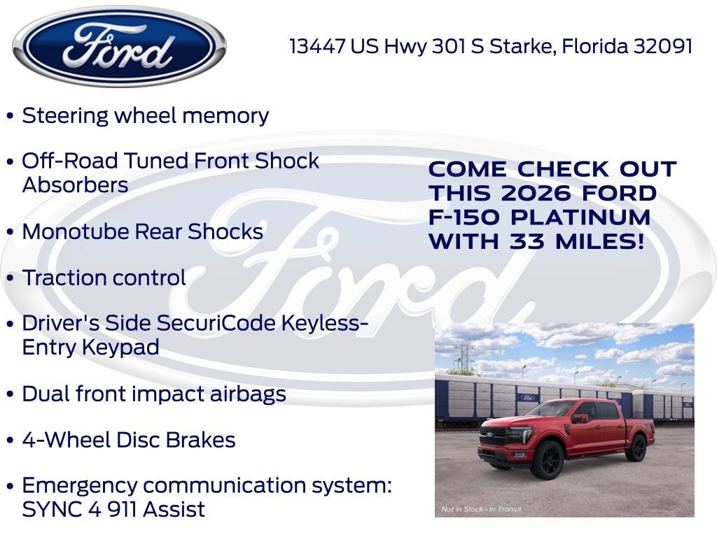 2026 Ford F-150 Platinum 701A