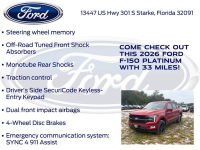 2026 Ford F-150 Platinum 701A