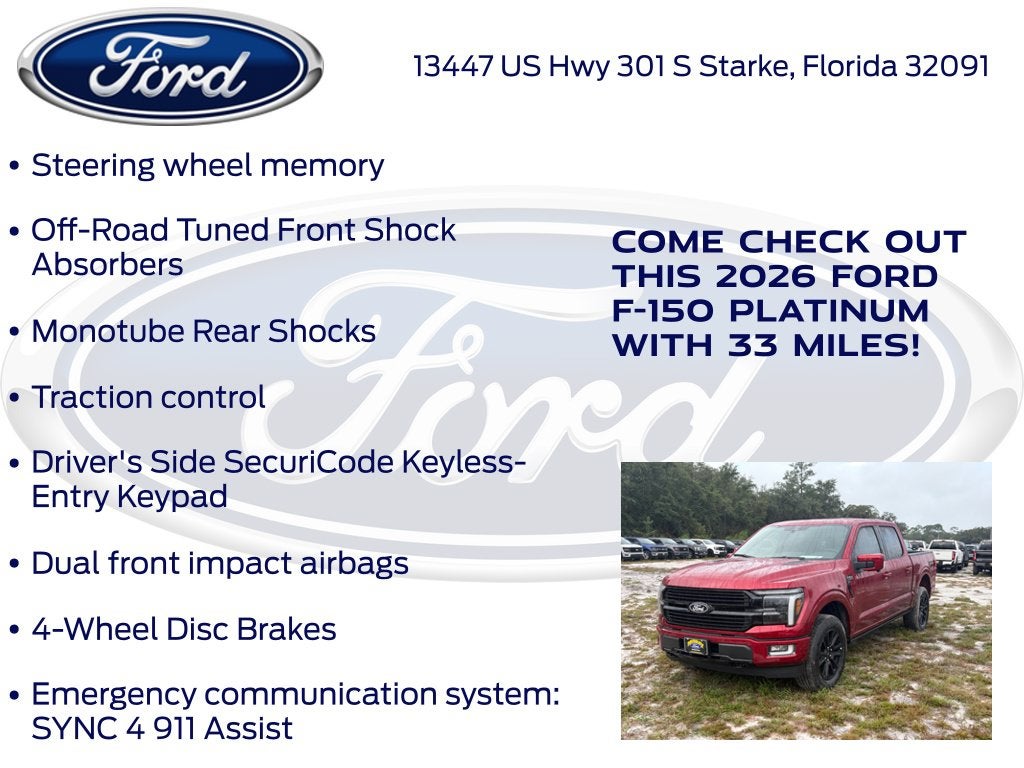 2026 Ford F-150 Platinum 701A