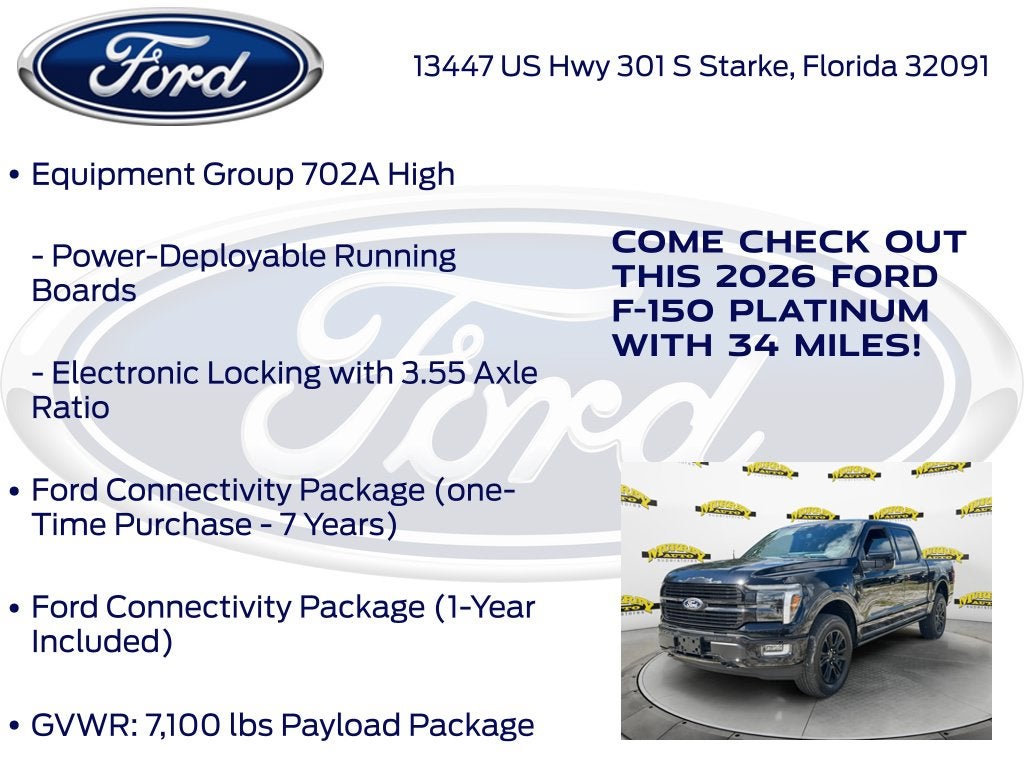 2026 Ford F-150 Platinum 702A