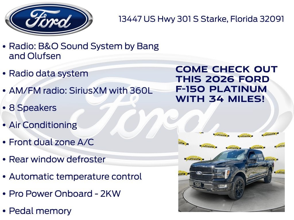 2026 Ford F-150 Platinum 702A