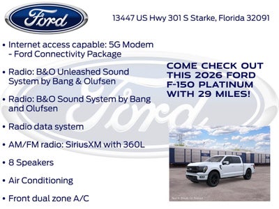2026 Ford F-150 Platinum 702A