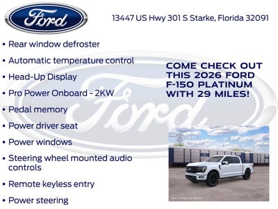 2026 Ford F-150 Platinum 702A