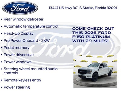 2026 Ford F-150 Platinum 702A