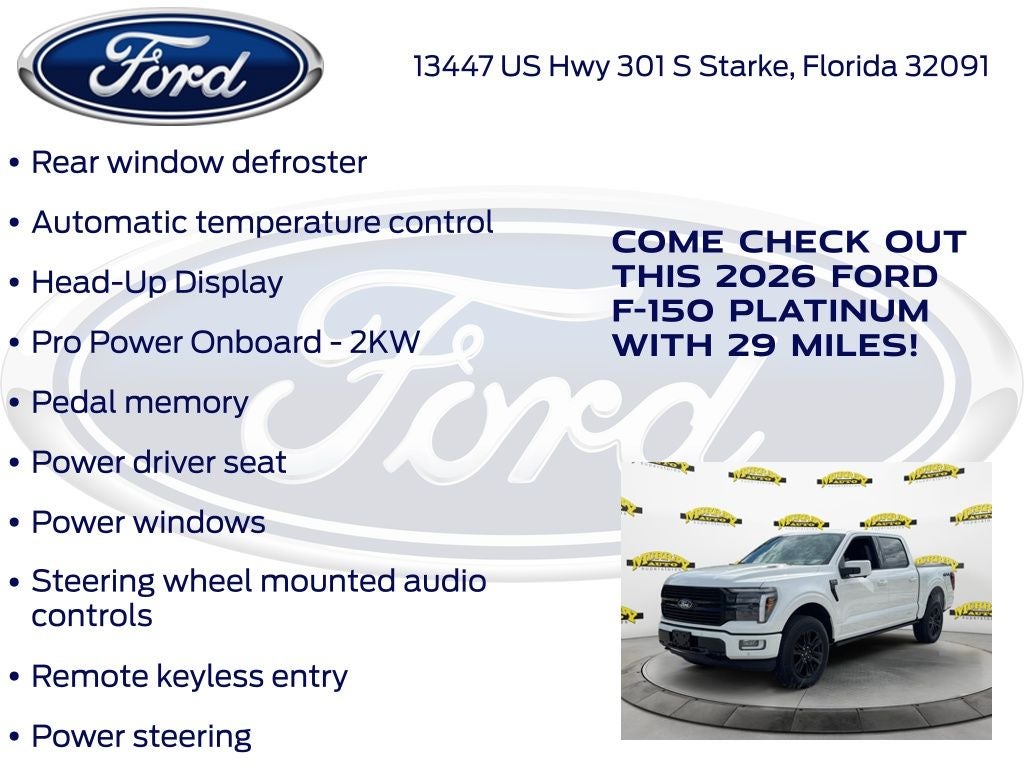2026 Ford F-150 Platinum 702A