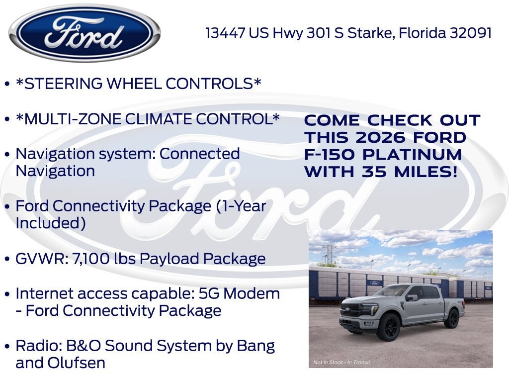 2026 Ford F-150 Platinum 701A