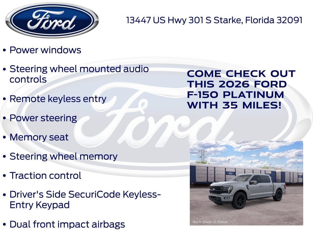 2026 Ford F-150 Platinum 701A