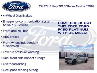 2026 Ford F-150 Platinum 701A