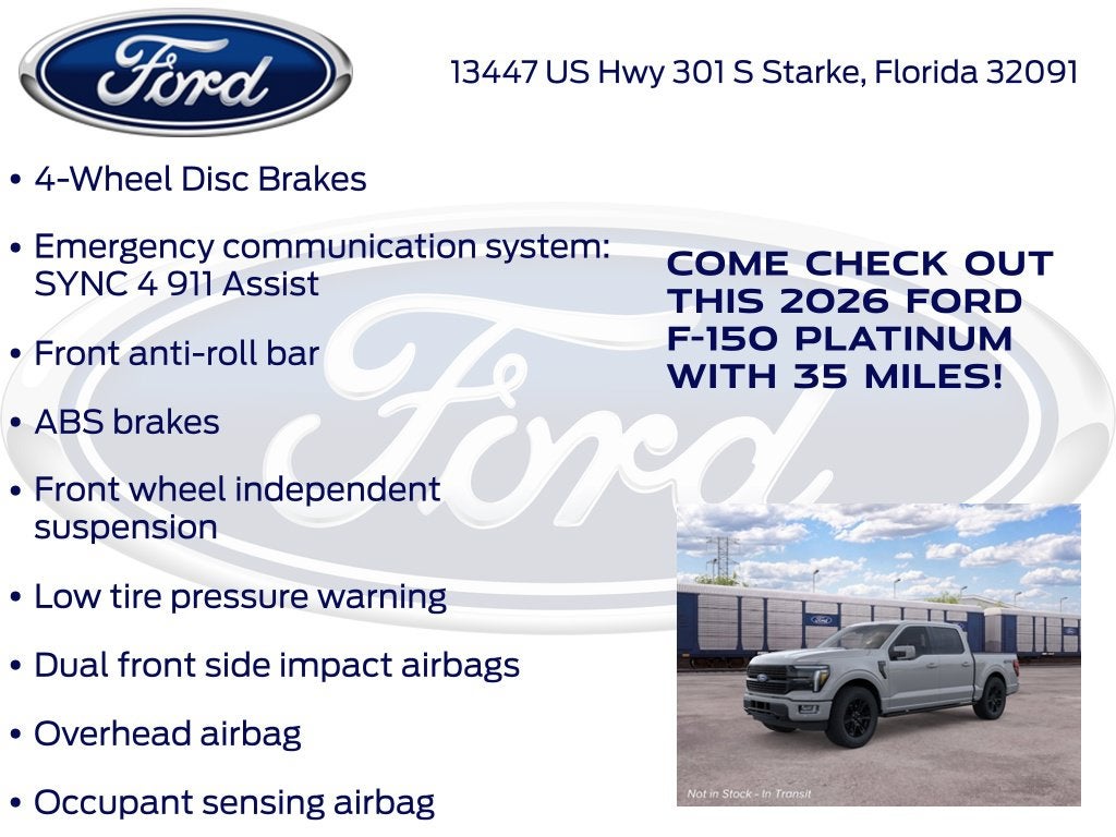 2026 Ford F-150 Platinum 701A