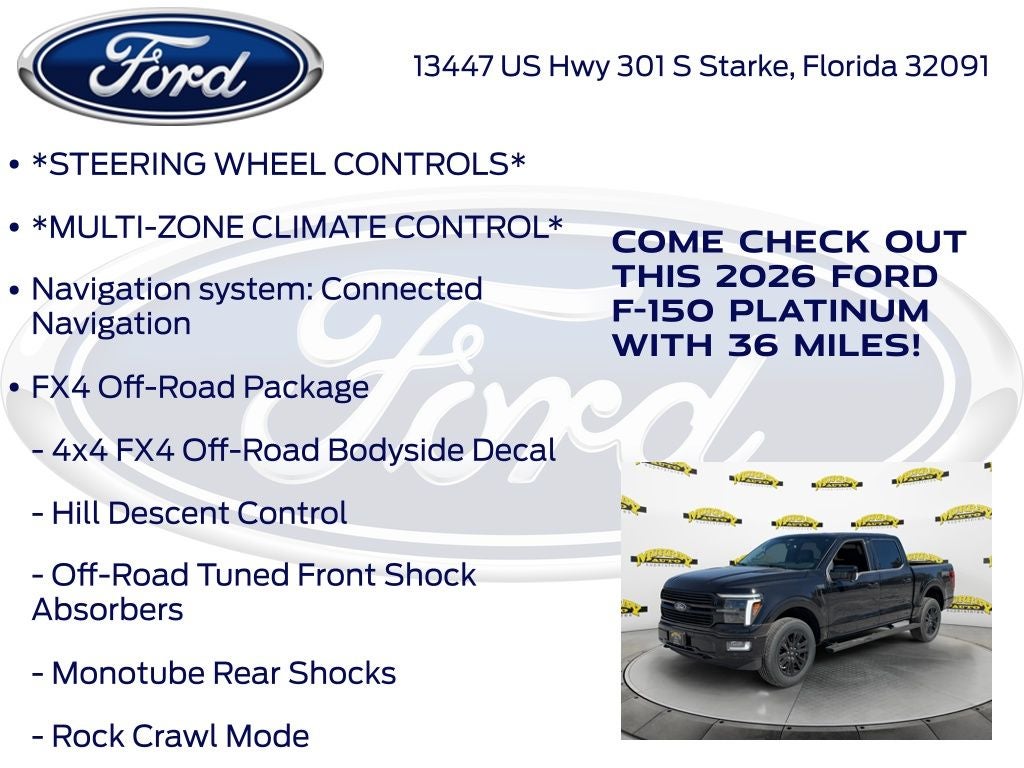 2026 Ford F-150 Platinum 701A