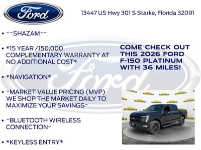 2026 Ford F-150 Platinum 701A