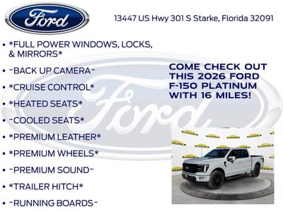 2026 Ford F-150 Platinum 701A