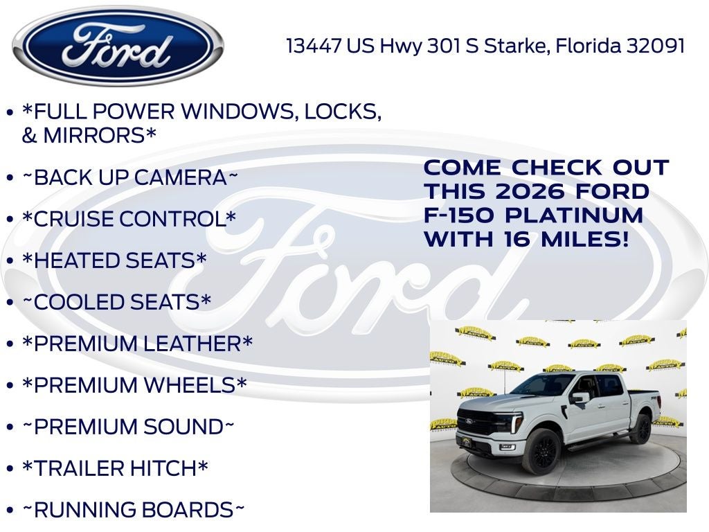 2026 Ford F-150 Platinum 701A