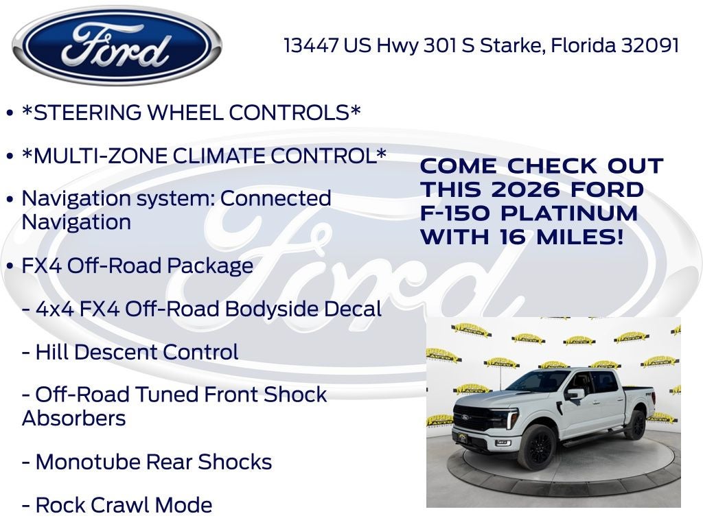 2026 Ford F-150 Platinum 701A