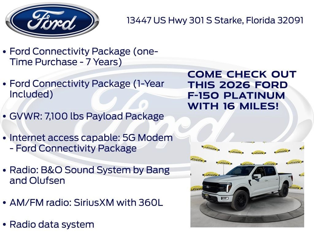 2026 Ford F-150 Platinum 701A