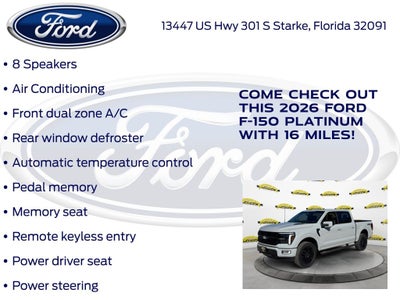 2026 Ford F-150 Platinum 701A