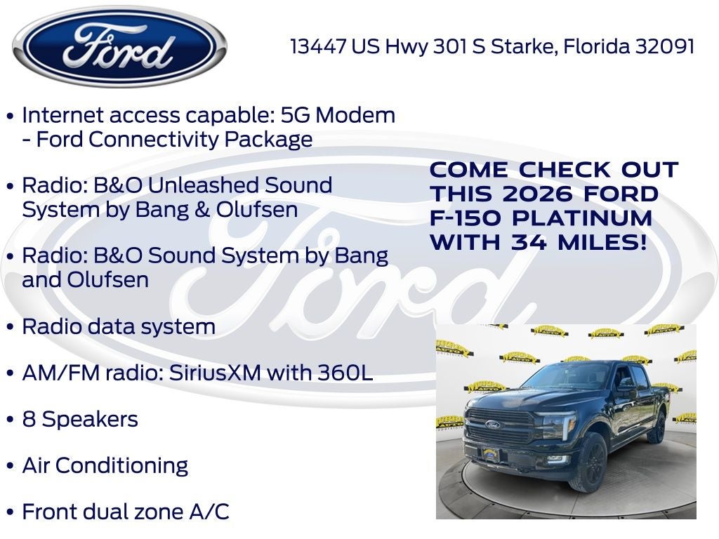 2026 Ford F-150 Platinum 702A