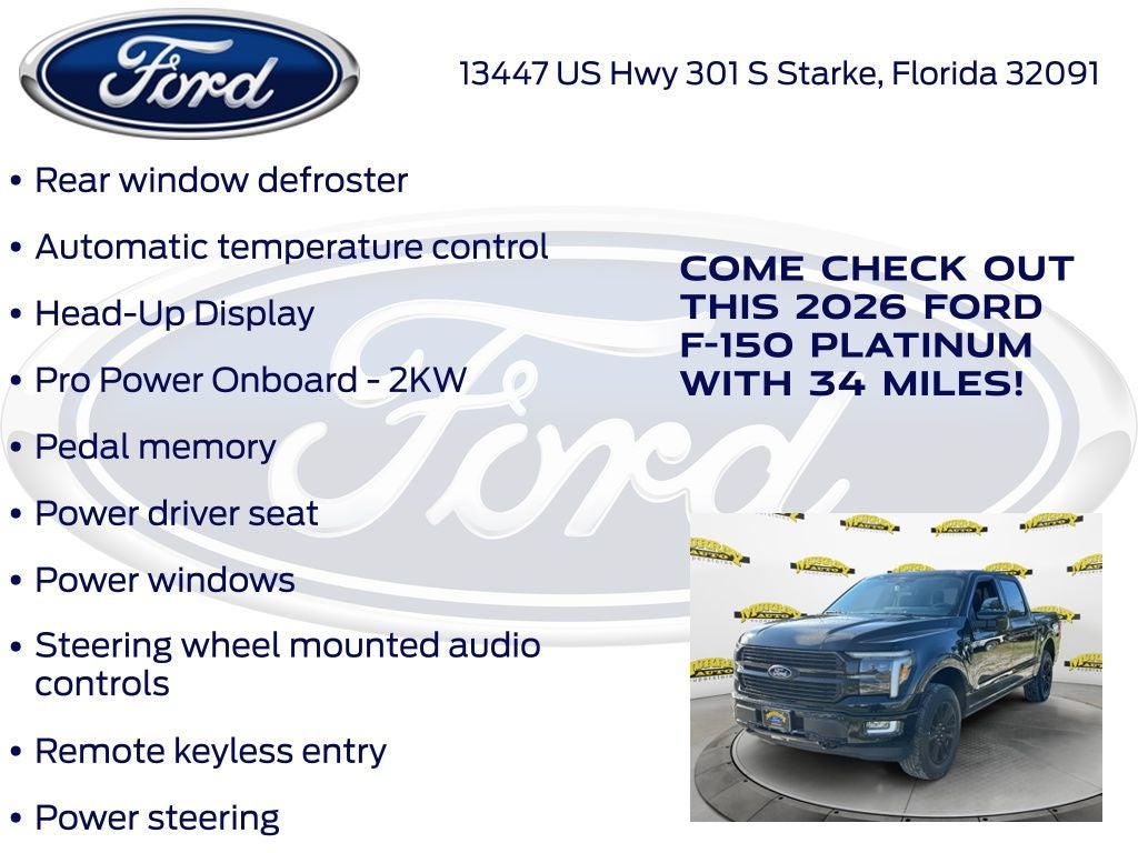 2026 Ford F-150 Platinum 702A