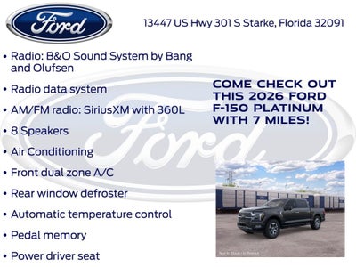 2026 Ford F-150 Platinum 701A