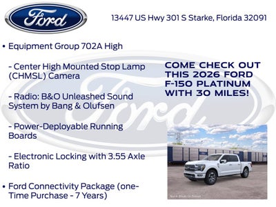 2026 Ford F-150 Platinum 702A