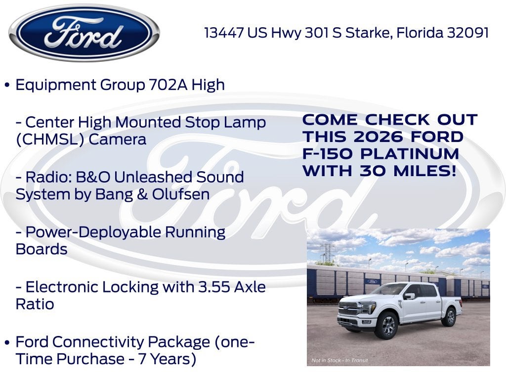 2026 Ford F-150 Platinum 702A