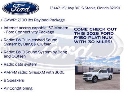 2026 Ford F-150 Platinum 702A