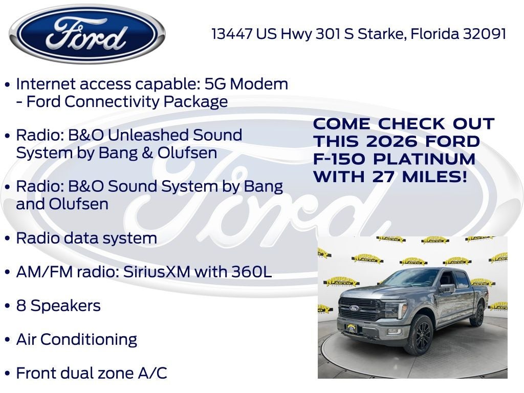 2026 Ford F-150 Platinum 702A