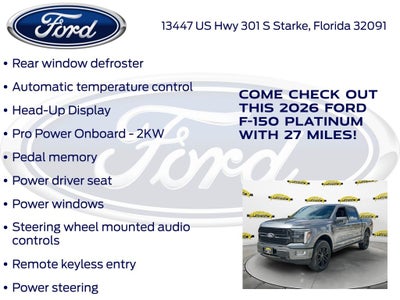 2026 Ford F-150 Platinum 702A