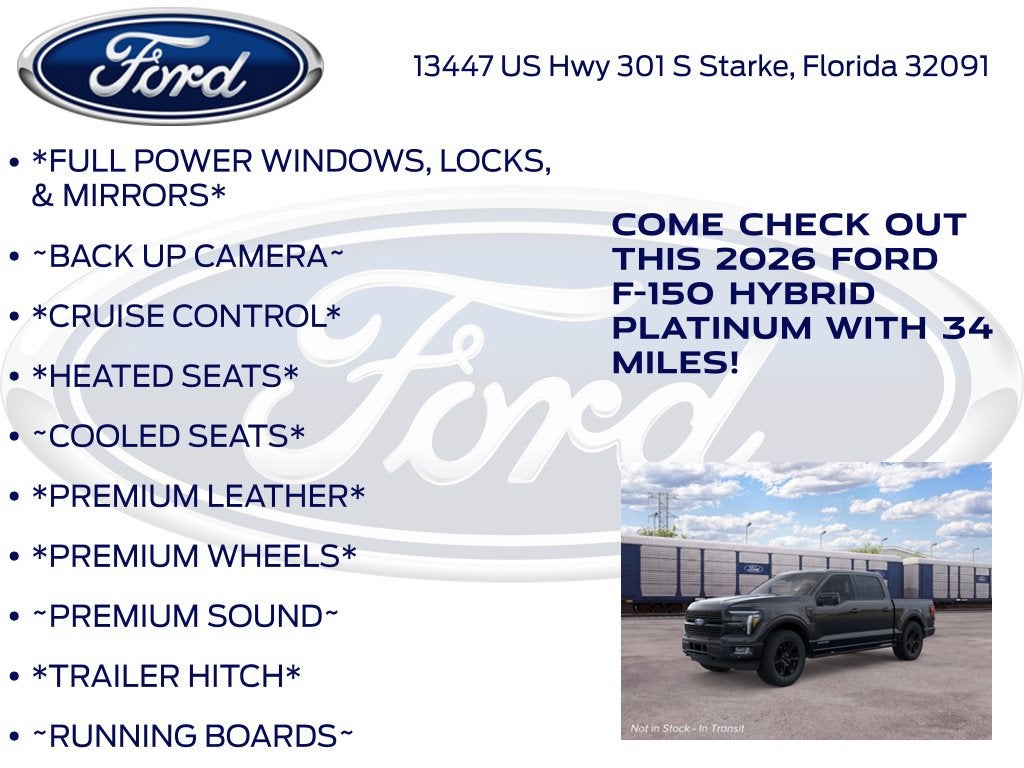 2026 Ford F-150 Platinum 702A