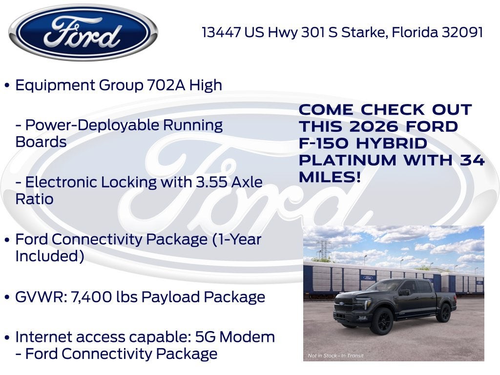 2026 Ford F-150 Platinum 702A