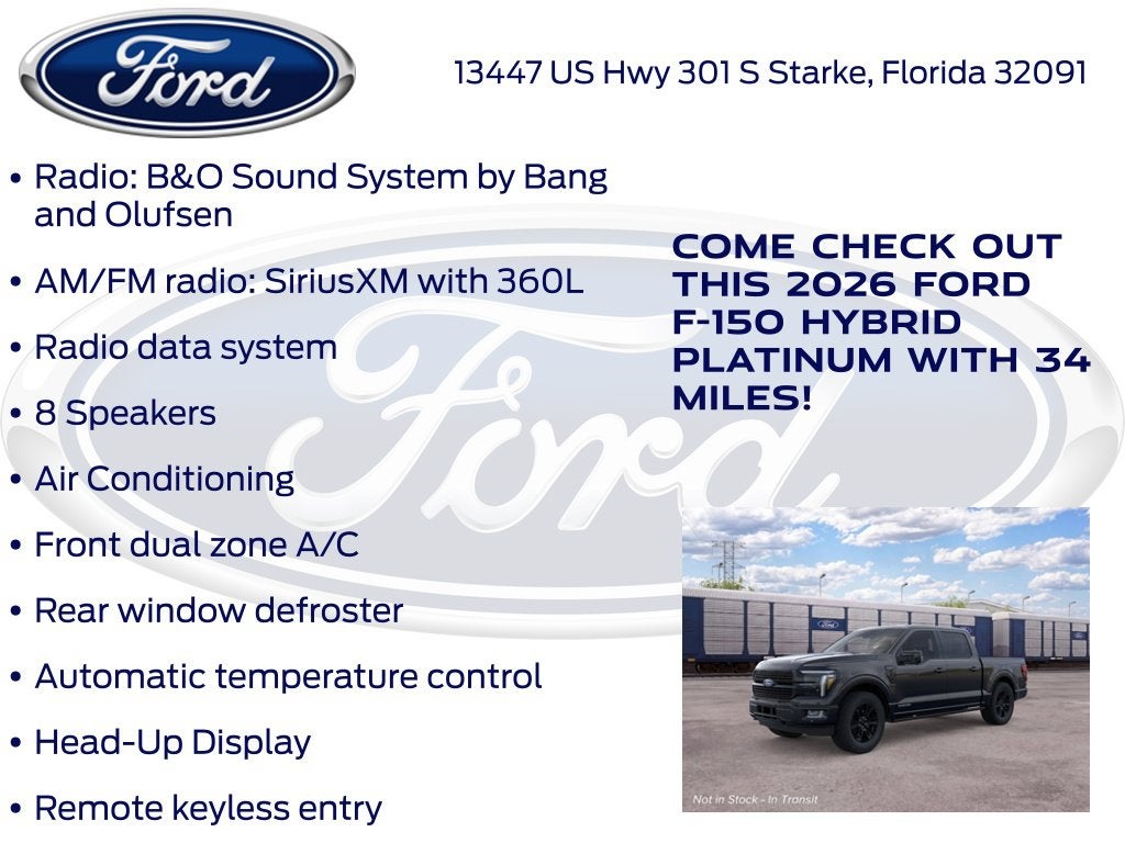 2026 Ford F-150 Platinum 702A