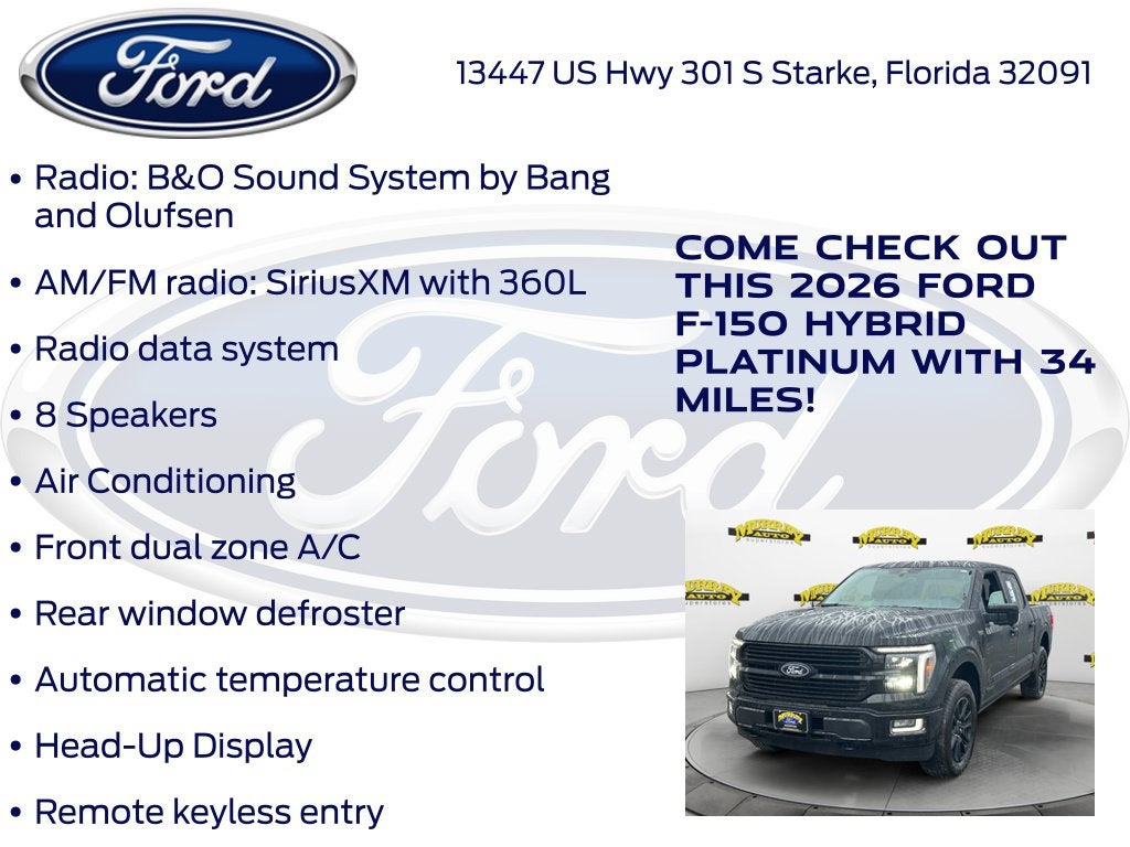 2026 Ford F-150 Platinum 702A
