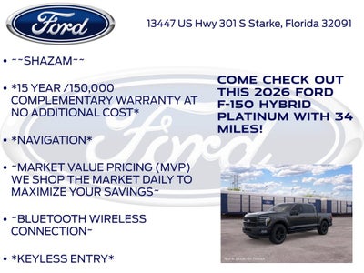 2026 Ford F-150 Platinum 702A