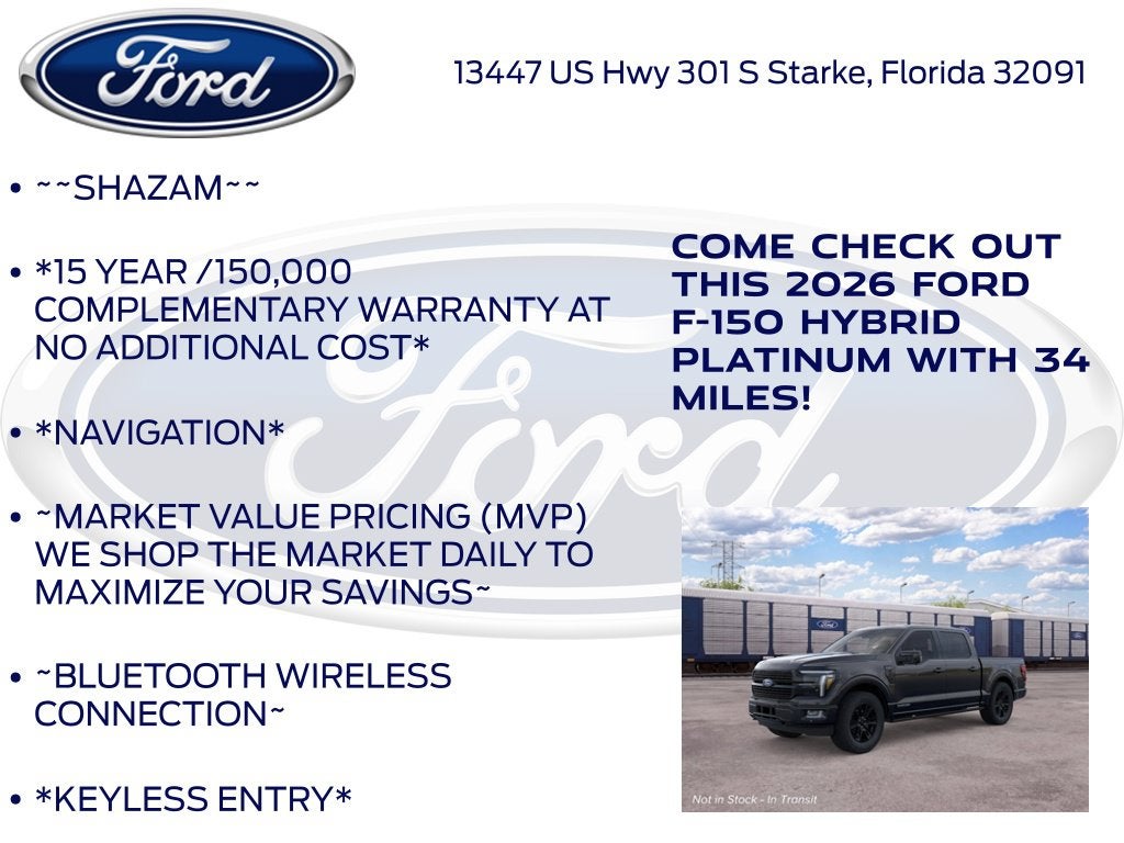 2026 Ford F-150 Platinum 702A