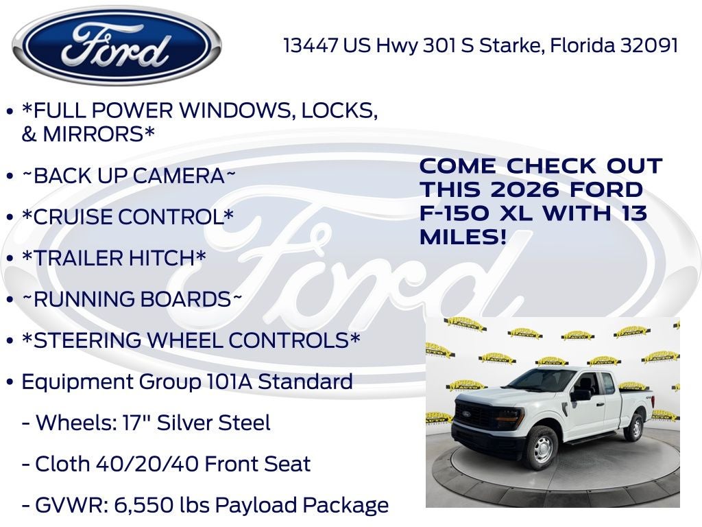 2026 Ford F-150 XL 101A