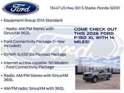 2026 Ford F-150 XL 101A