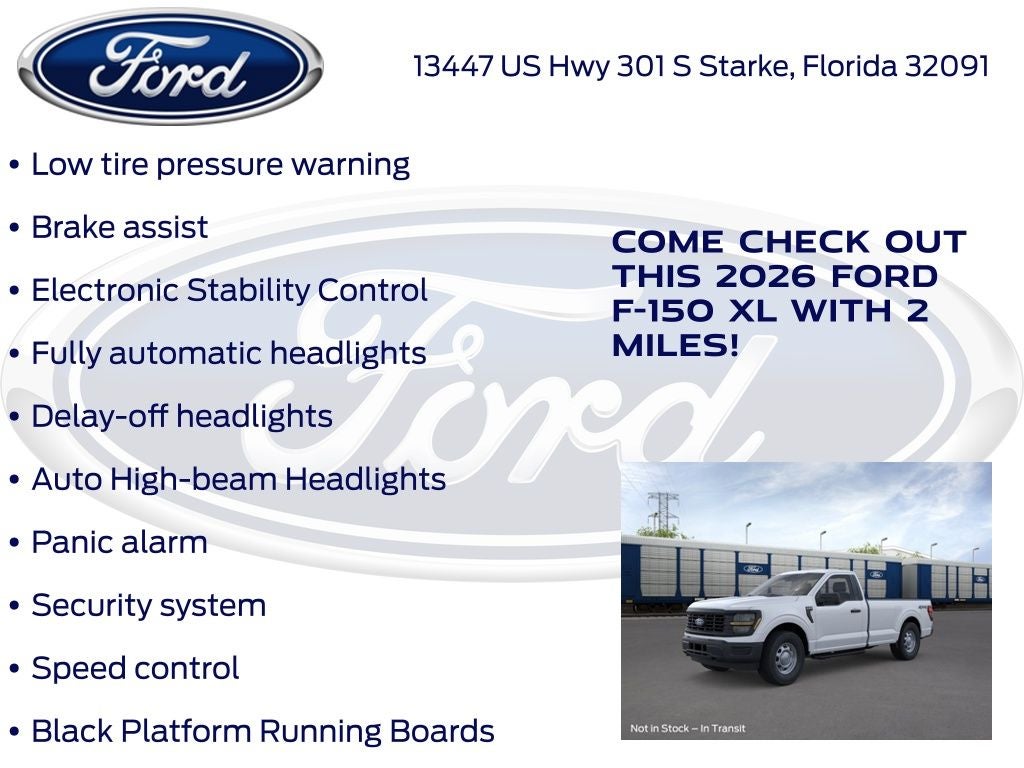 2026 Ford F-150 XL 101A