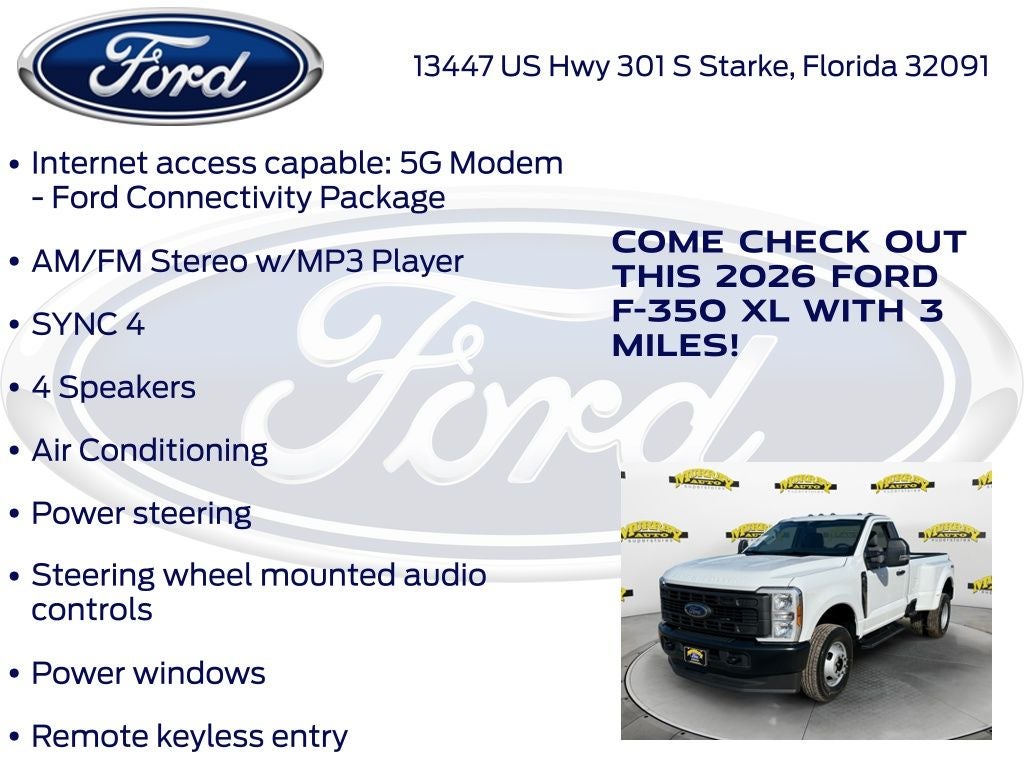 2026 Ford F-350SD XL DRW 620A