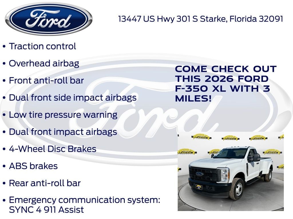 2026 Ford F-350SD XL DRW 620A