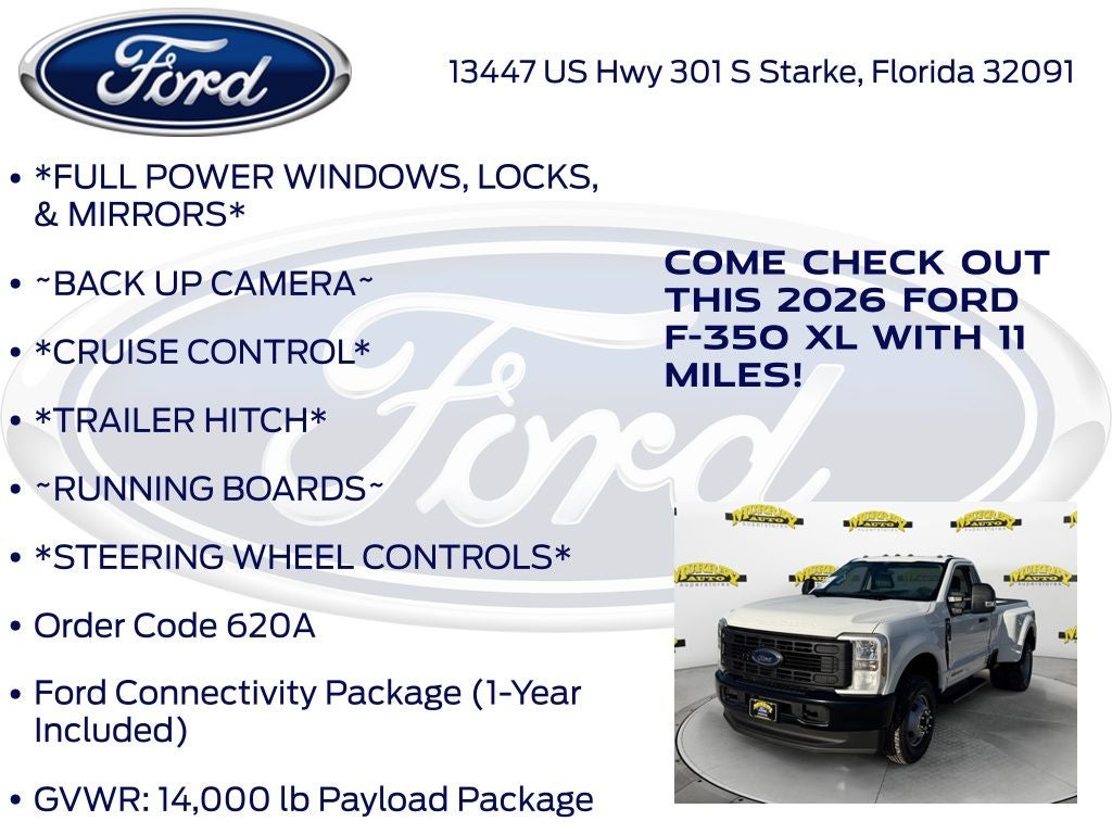 2026 Ford F-350SD XL DRW 620A