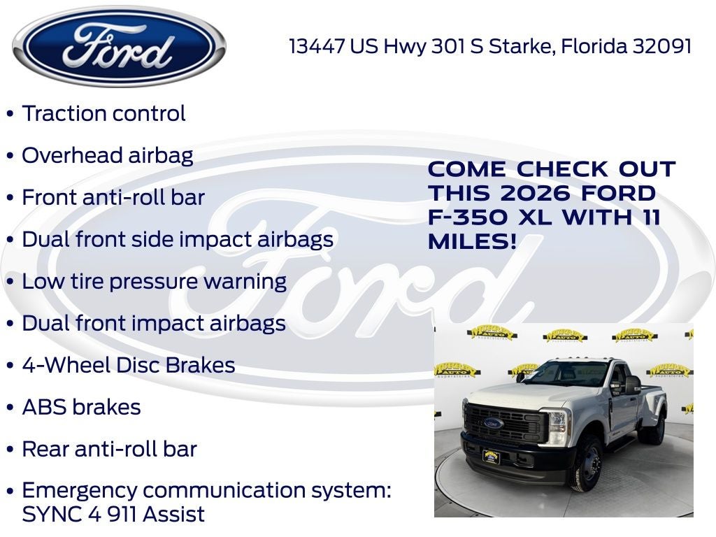 2026 Ford F-350SD XL DRW 620A