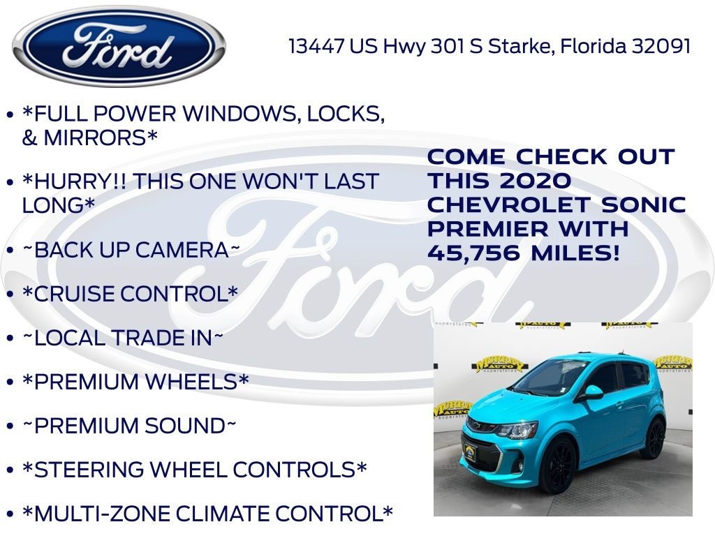 2020 Chevrolet Sonic Premier