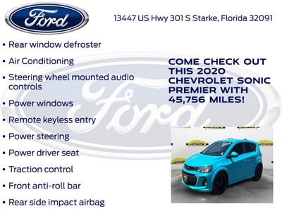 2020 Chevrolet Sonic Premier