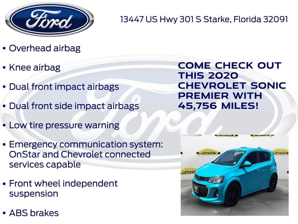 2020 Chevrolet Sonic Premier